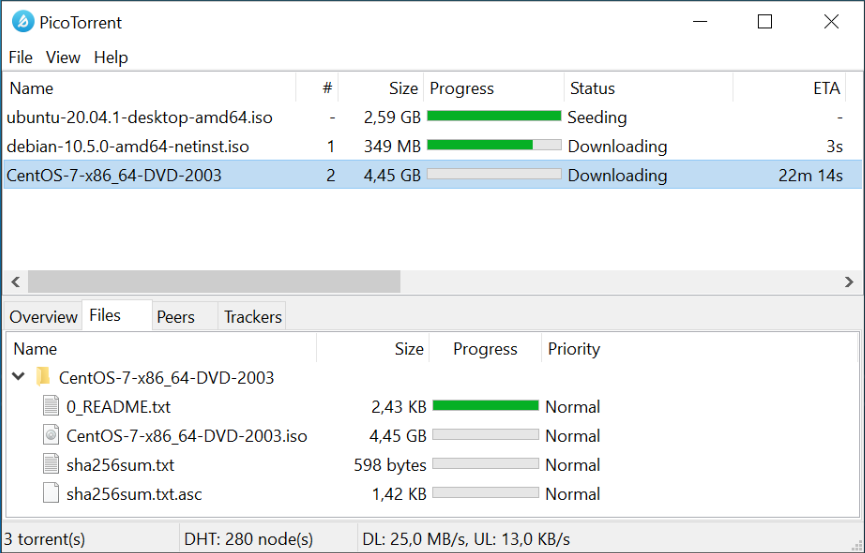 PicoTorrent – 一个很小的开源 BitTorrent 客户端 | 奎利